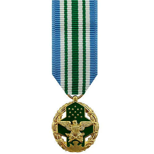 Miniature Medal: Joint Service Commendation - 24k Gold Plated