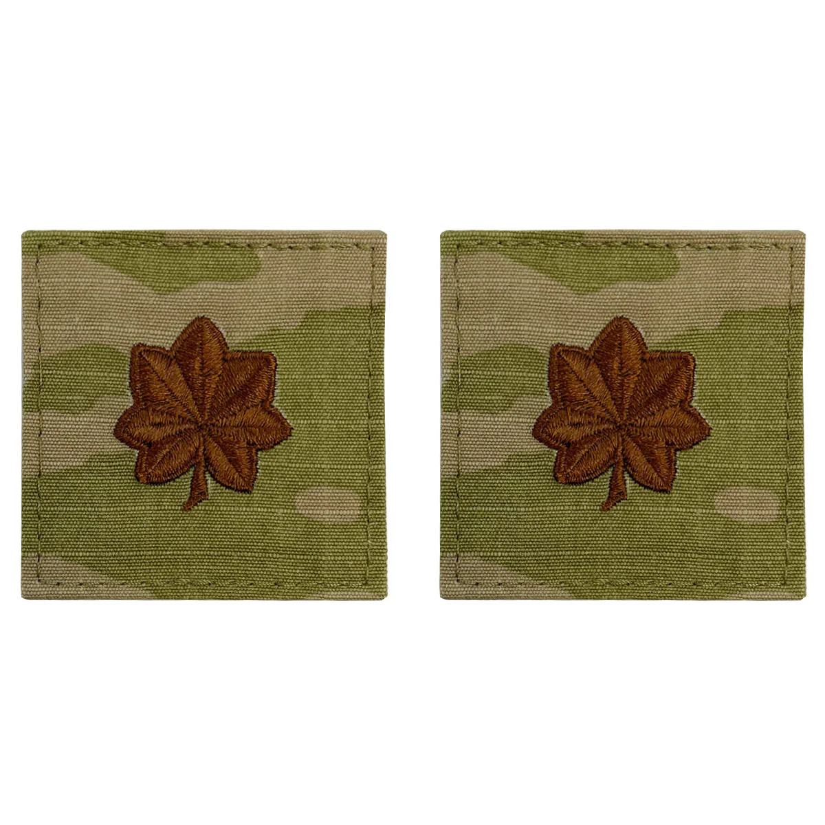 Air Force Embroidered OCP with Hook Officer Rank Insignia: Major