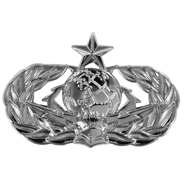Air Force Badge: Cyberspace Support: Senior - regulation size