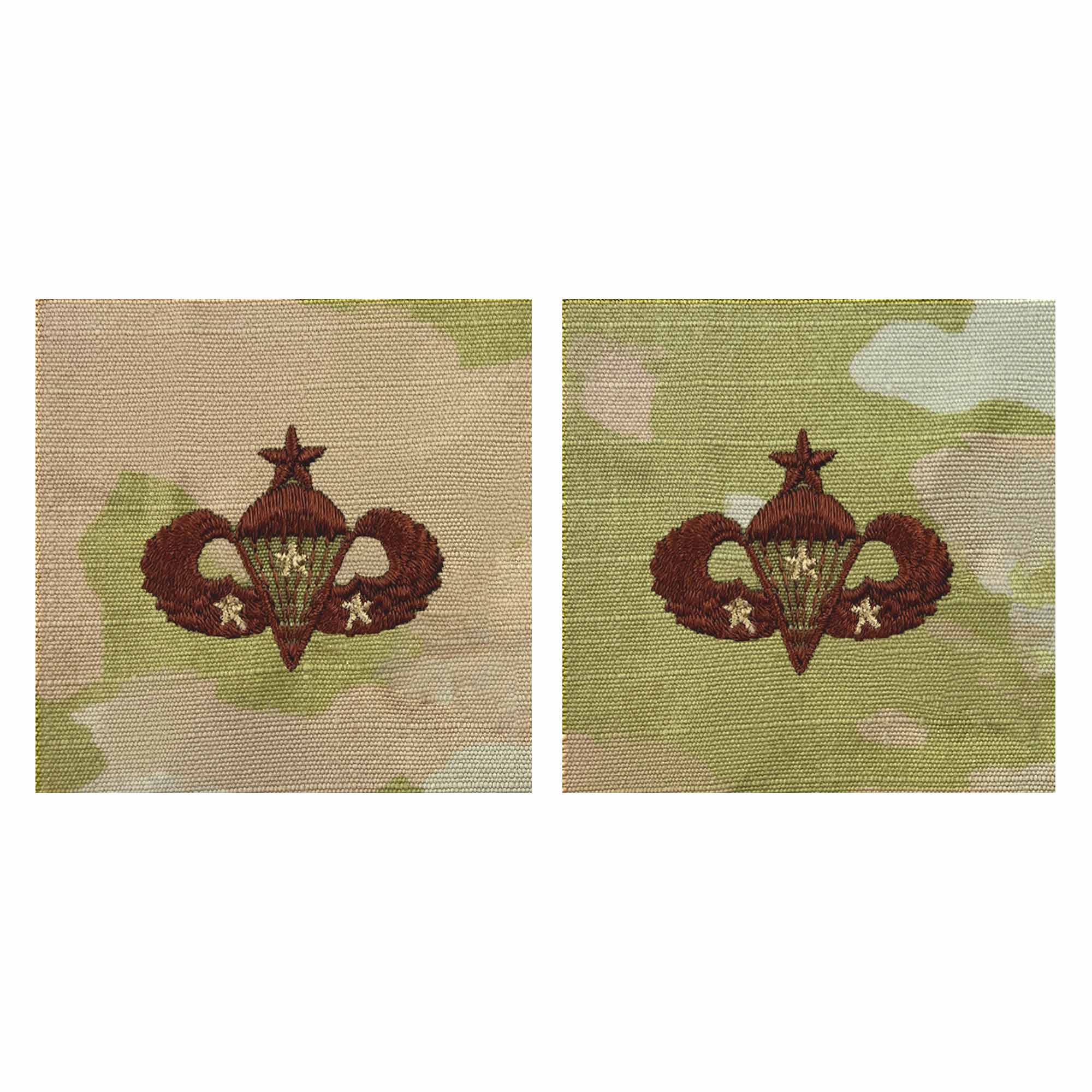 Air Force Embroidered Badge: Combat Parachutist: Senior 3rd Award - embroidered on OCP