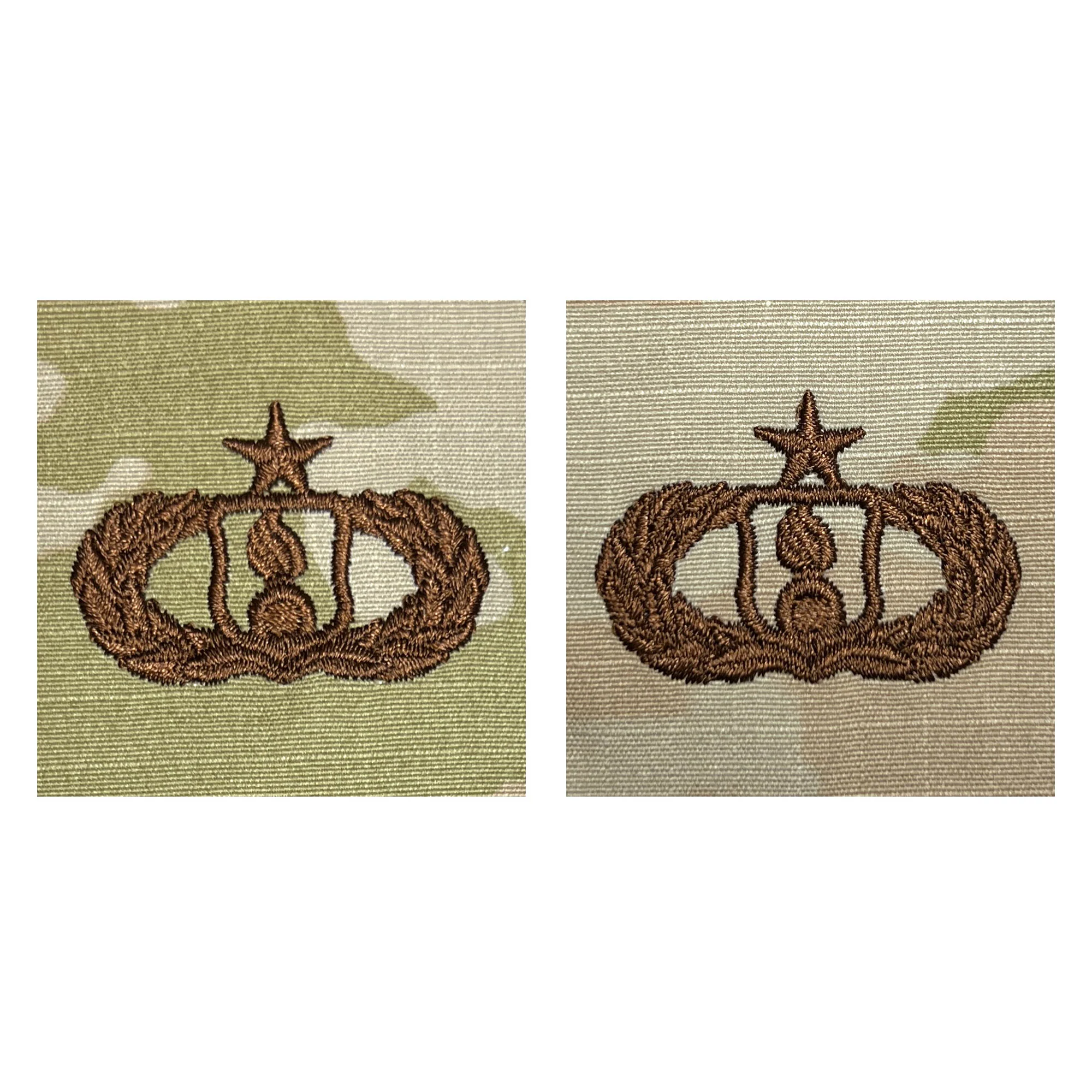Air Force Embroidered Badge: Munitions: Senior - embroidered on OCP