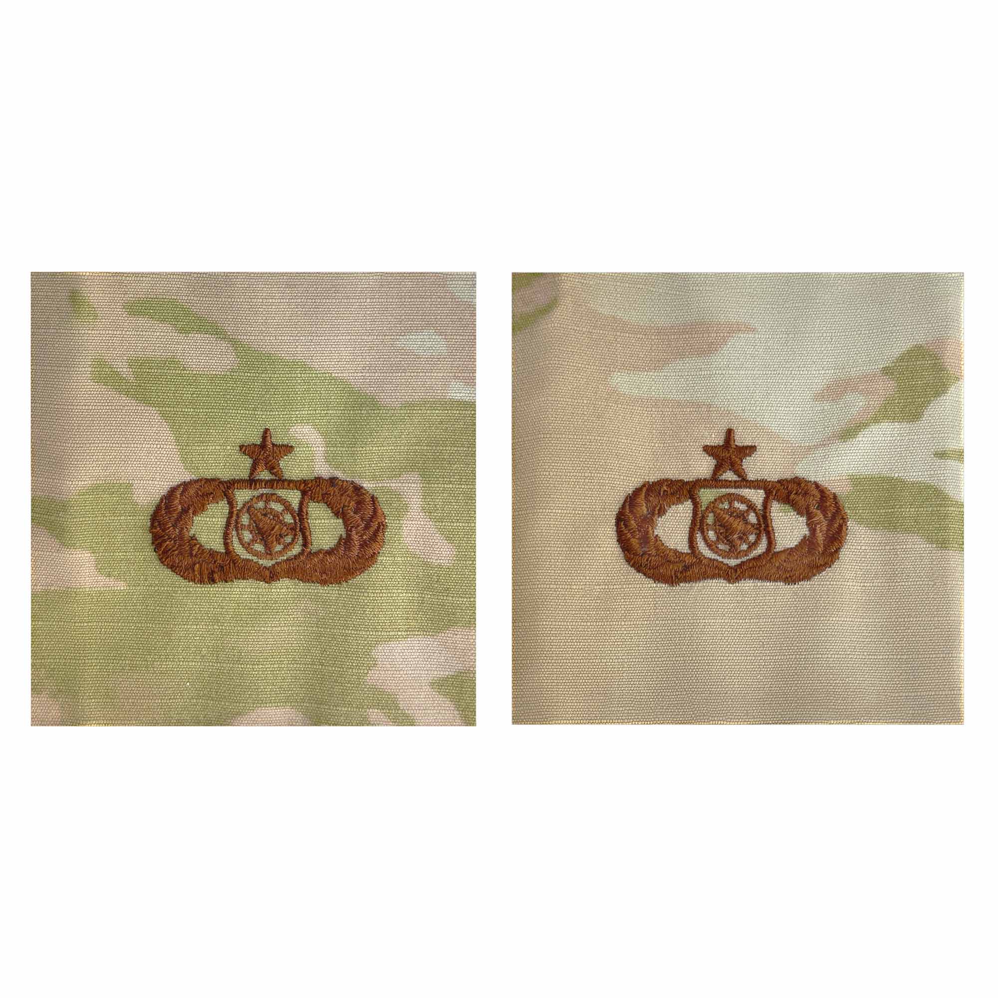 Air Force Embroidered Badge: Weapons Controller: Senior - embroidered on OCP