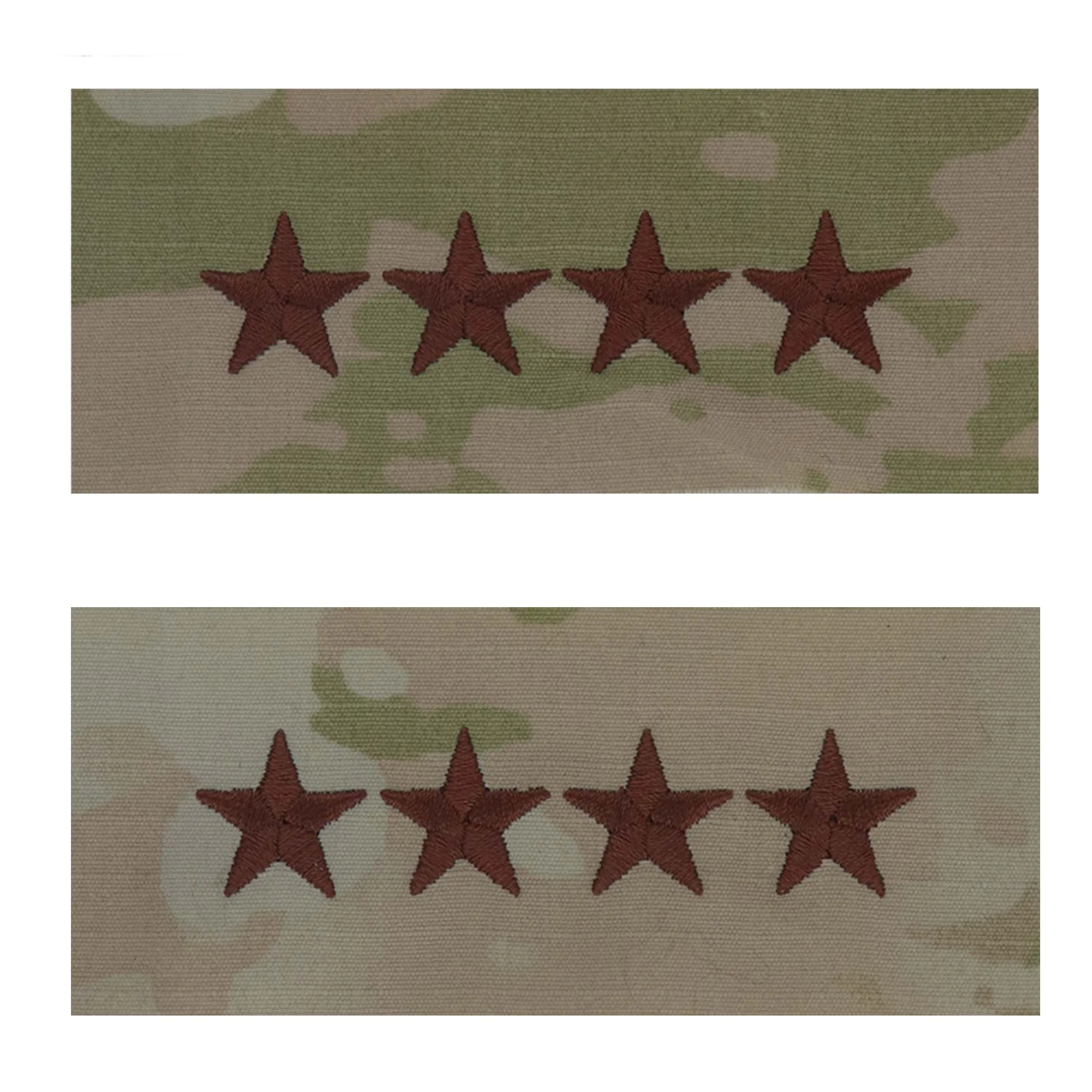Air Force Embroidered OCP Sew On Officer Rank Cap Device: 4 star General