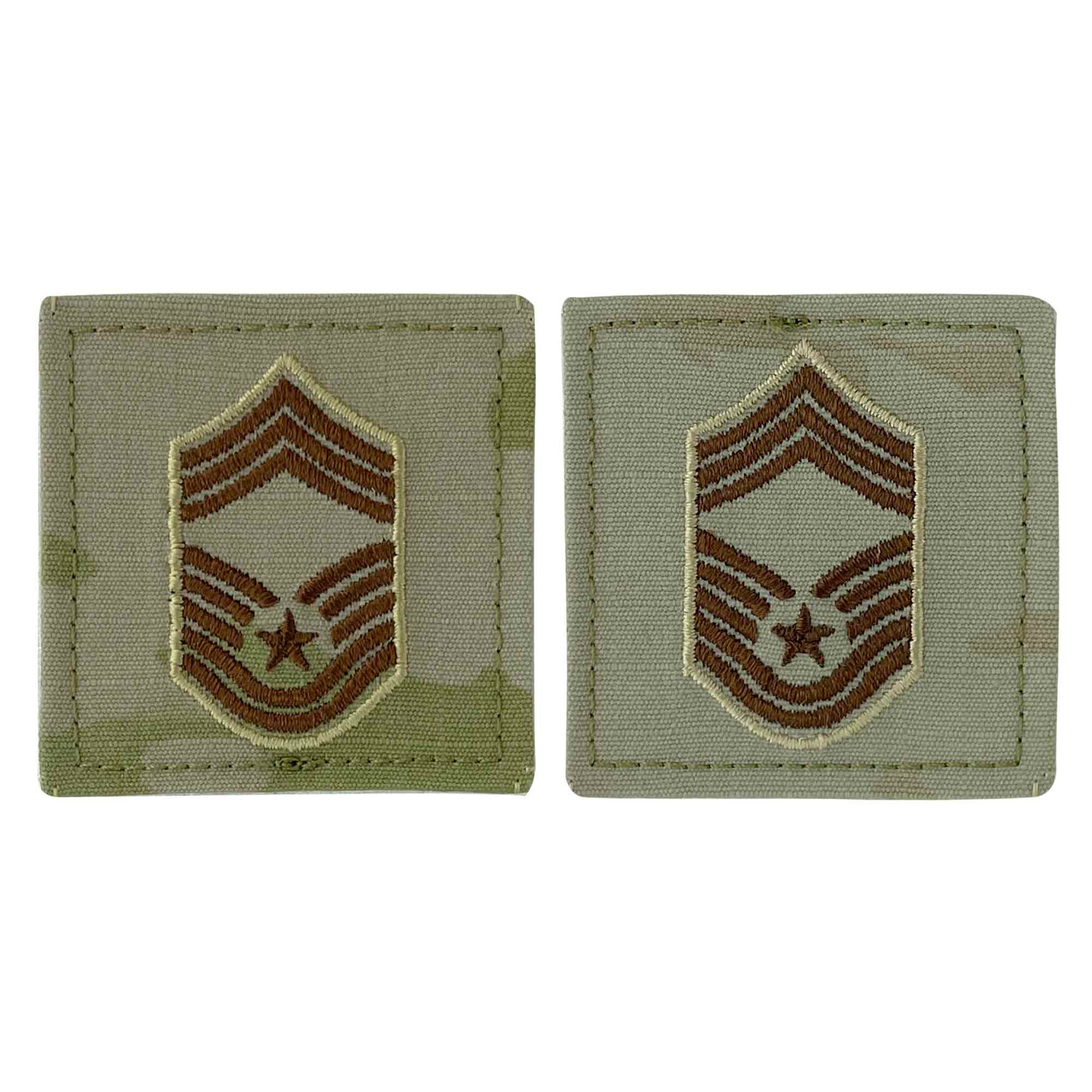 Air Force Embroidered Rank: Chief Master Sergeant - OCP with hook