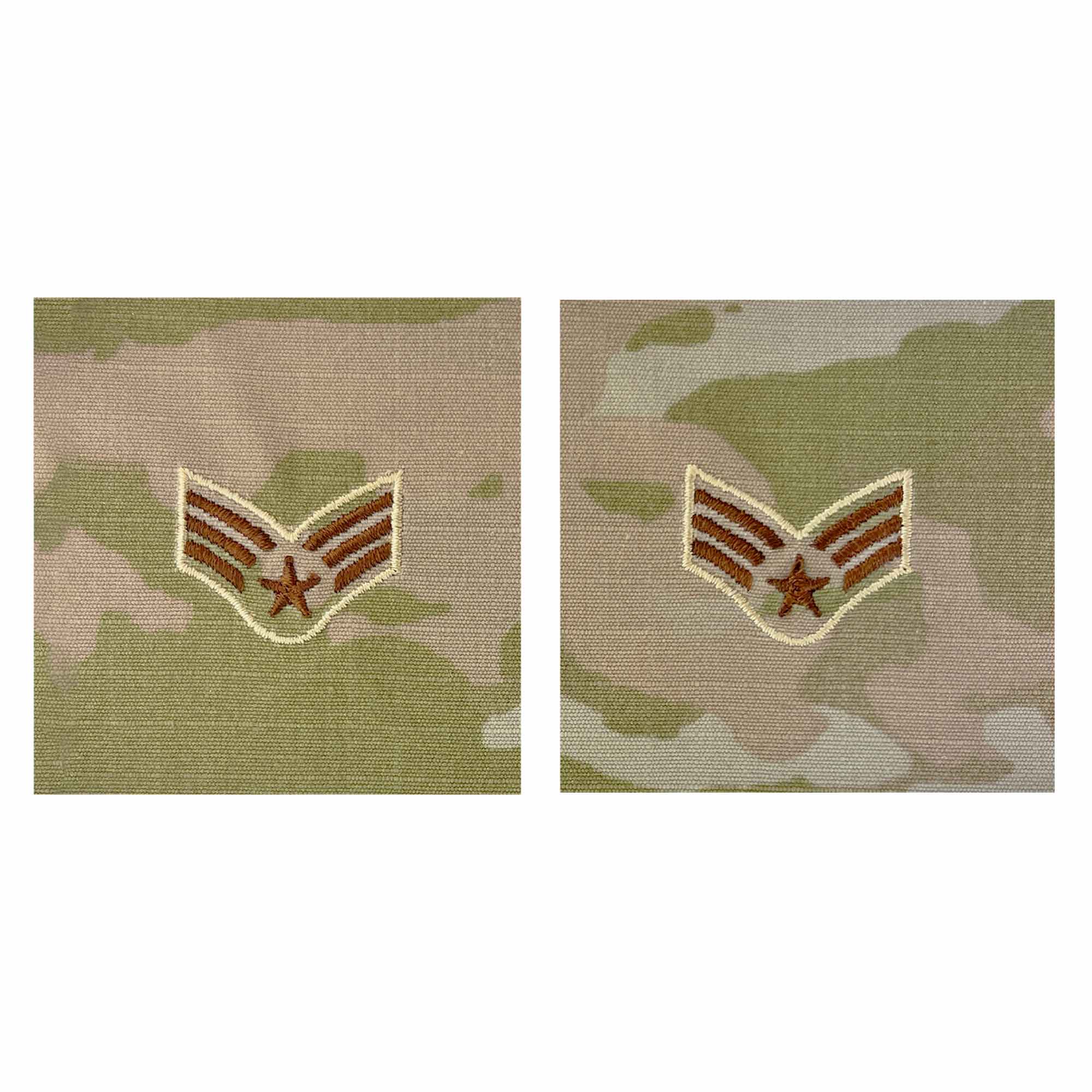Air Force Embroidered Rank: Senior Airman - OCP Sew On
