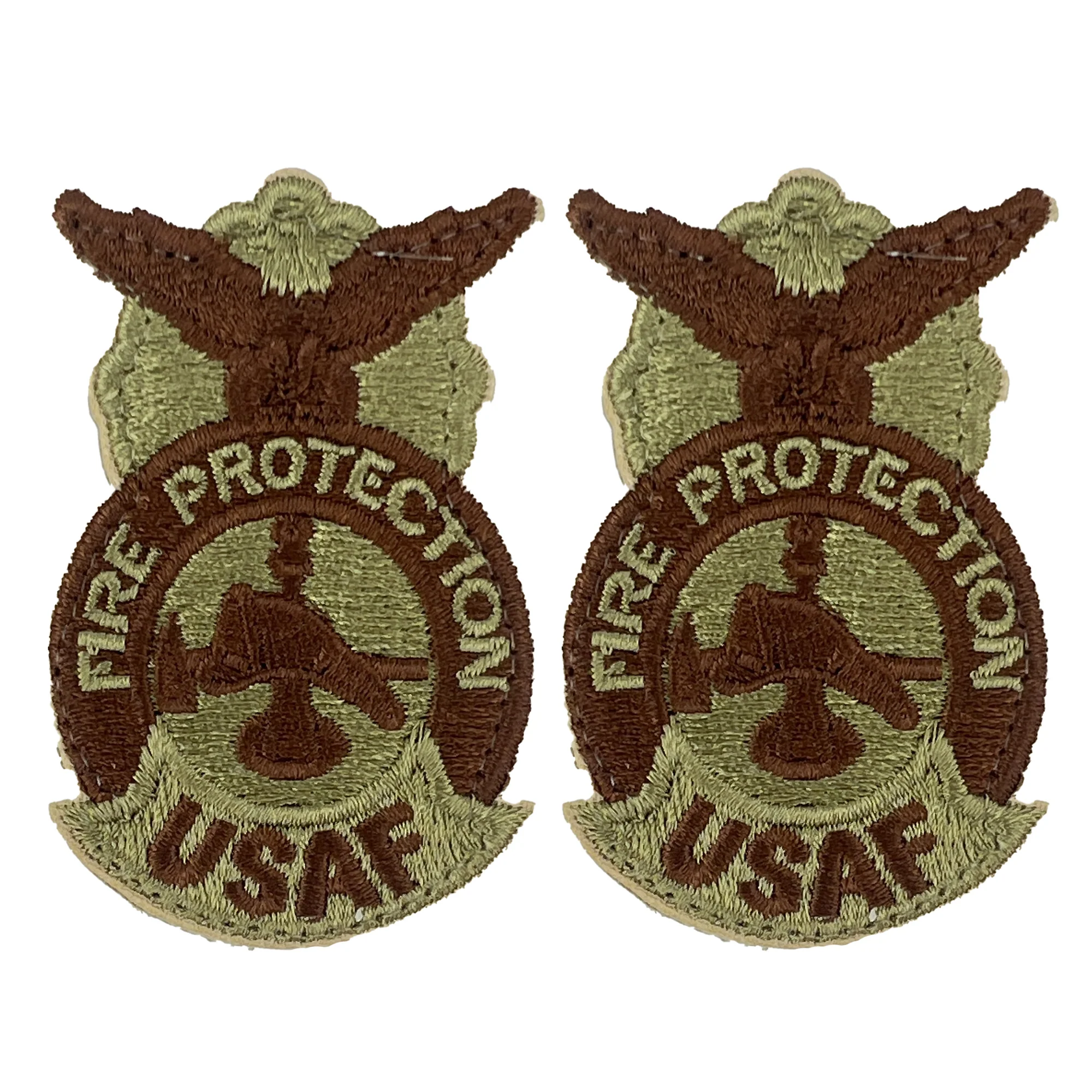 Air Force Patch: Fire Protection Fire Fighter OCP with hook closure