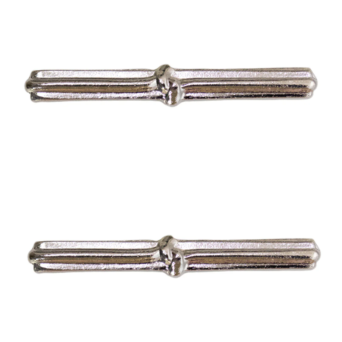 Army Ribbon Attachments: Good Conduct - 1 knot, silver oxidize