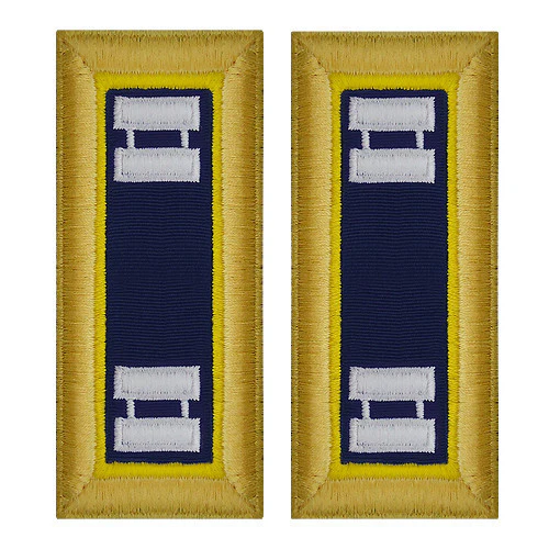 Army Shoulder Strap: Captain Chemical - female
