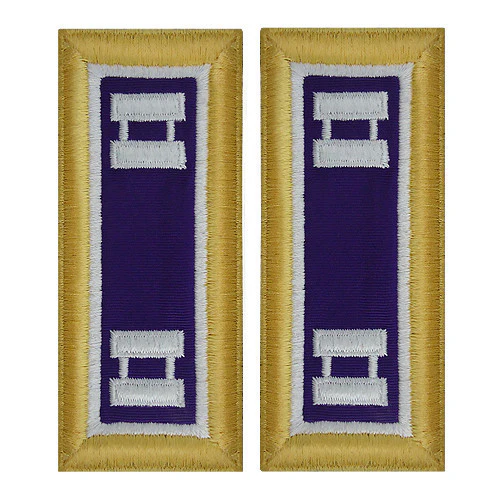Army Shoulder Strap: Captain Civil Affairs - female