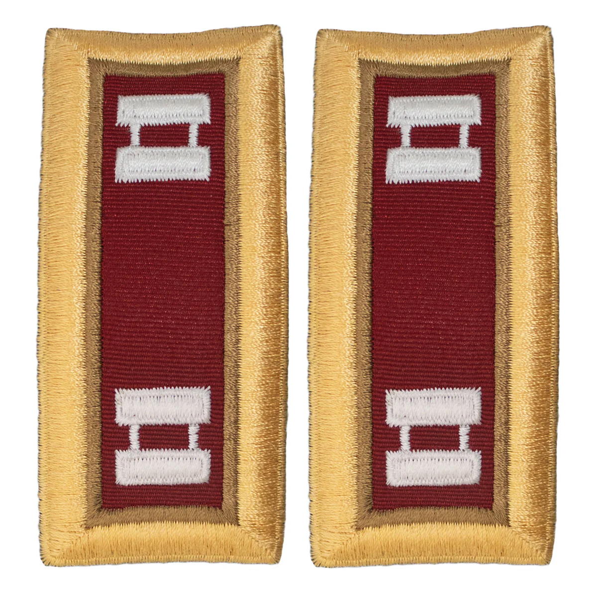 Army Shoulder Strap: Captain Logistics