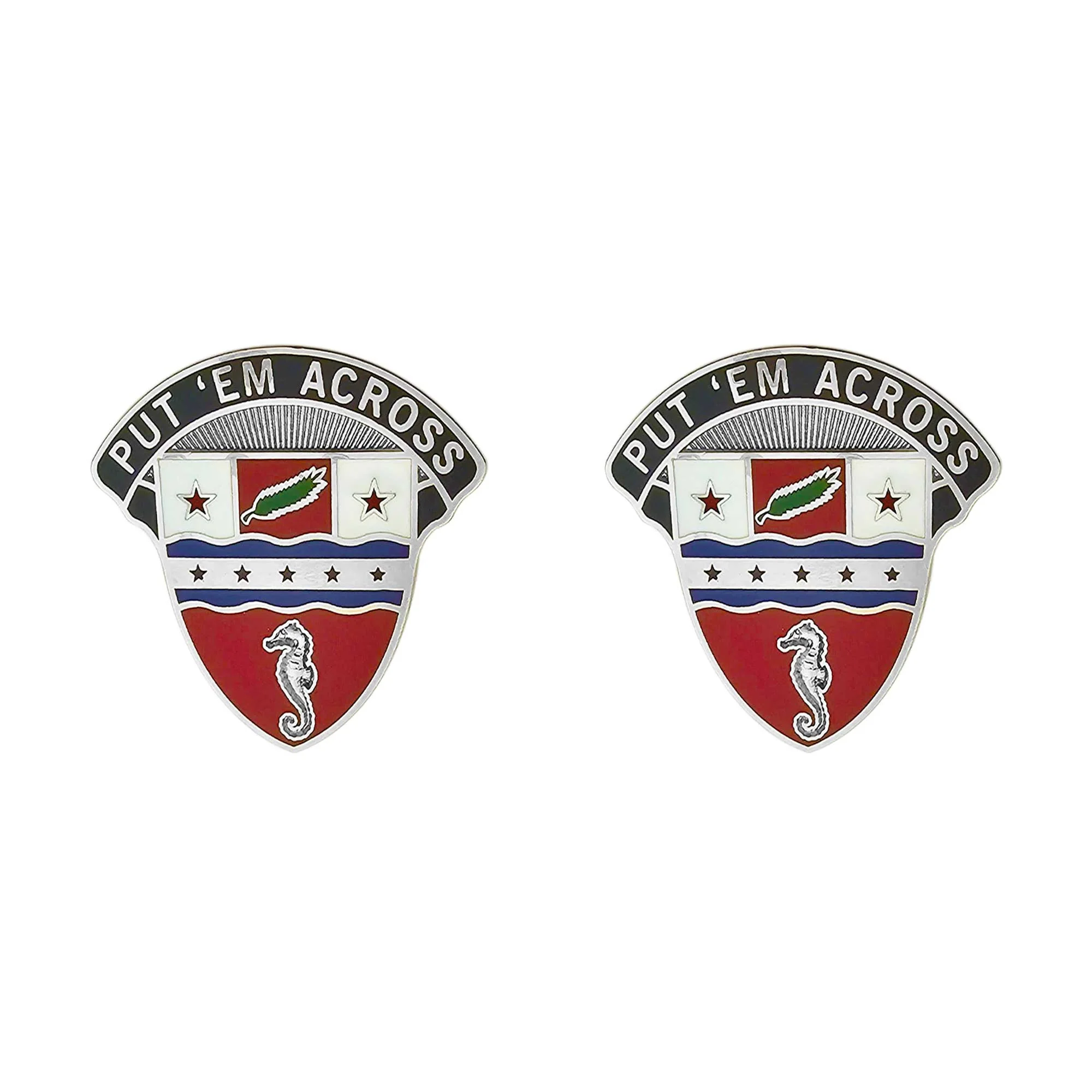 Army Crest: 1st Engineer Brigade - Put 'Em Across