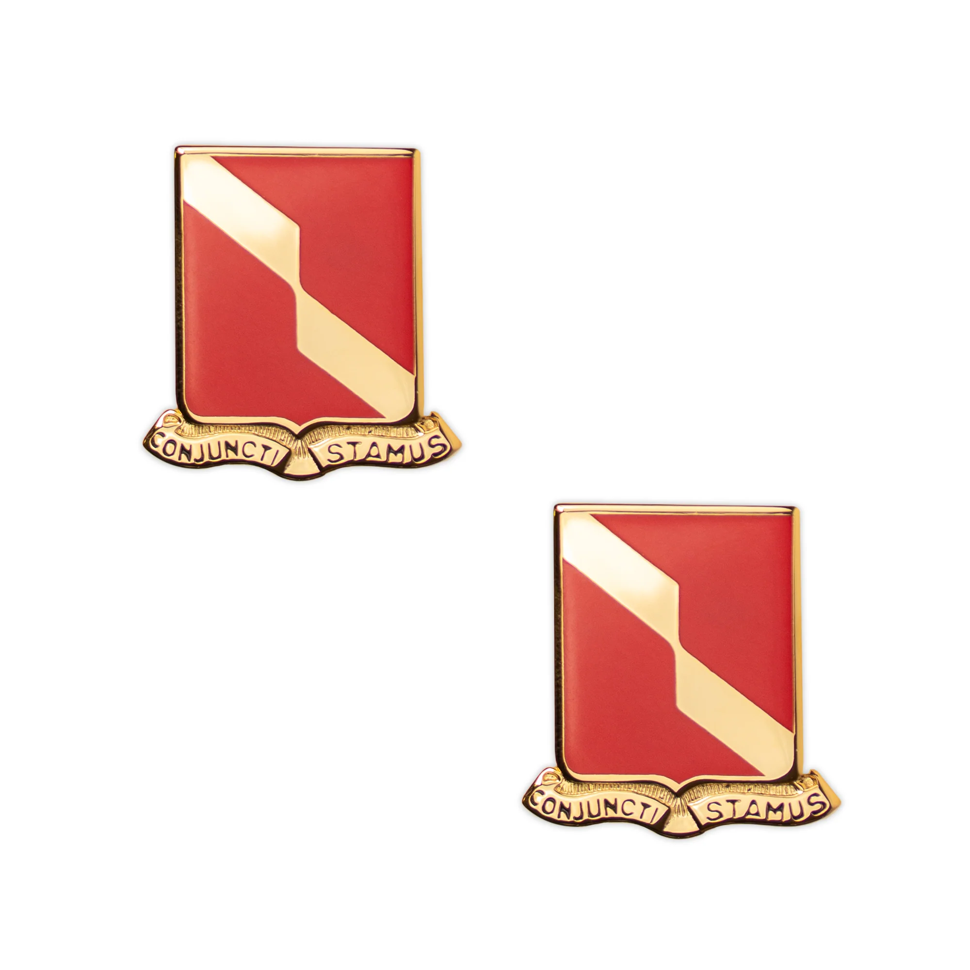 Army Crest: 27th Field Artillery - Motto: Conjuncti Stamus