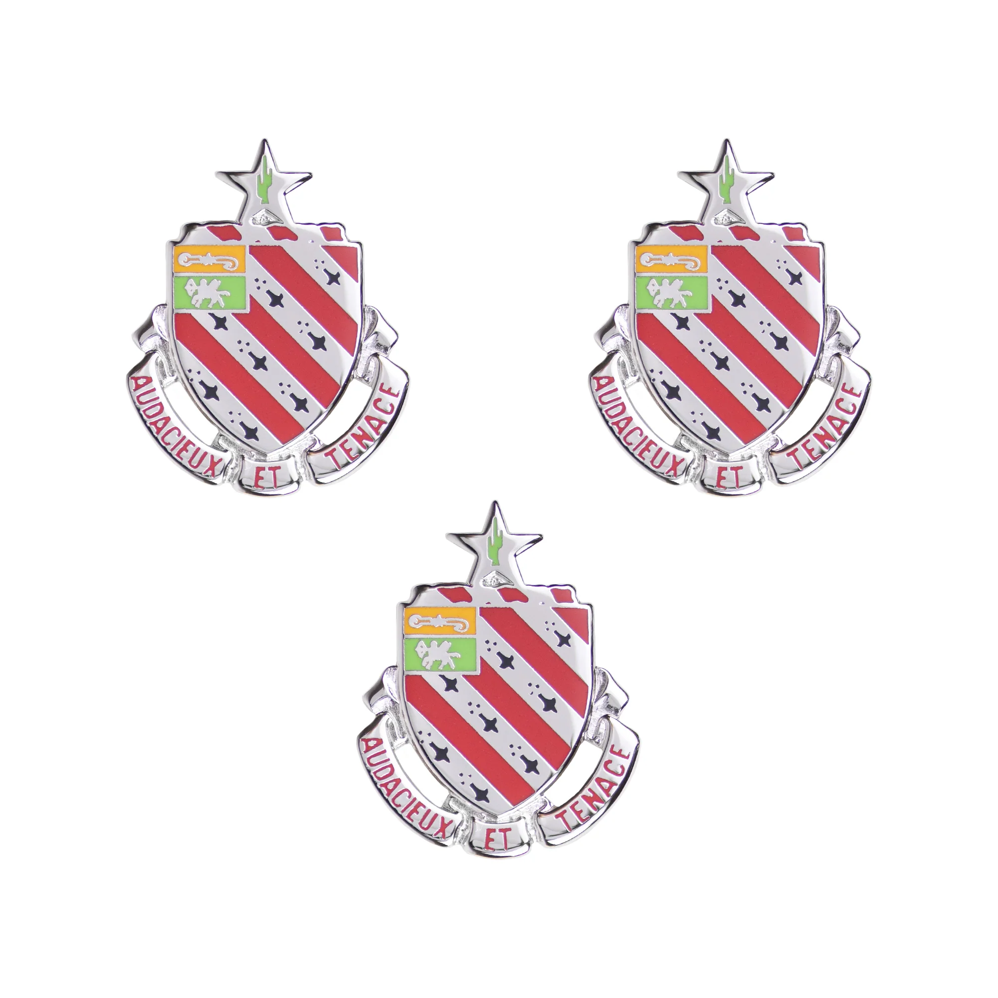 Army Crest 8th Field Artillery: Audacieux Et Tenace