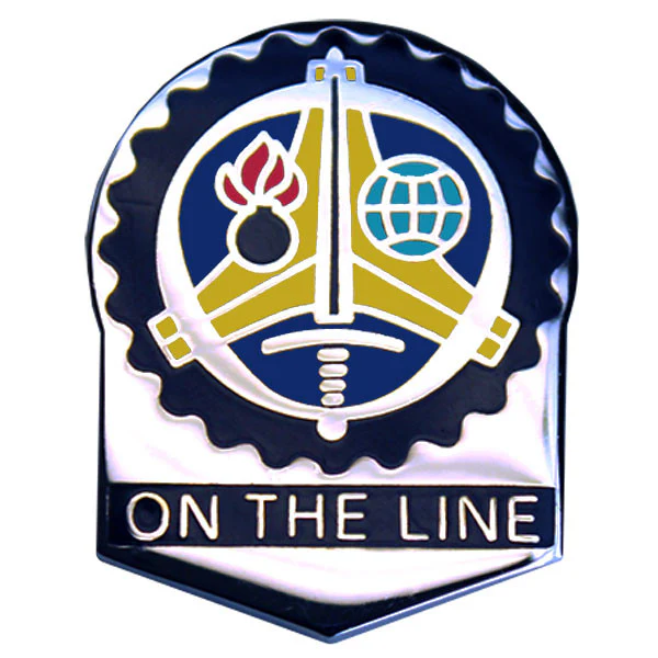 Army Crest: Us Army Sustainment Command - On the Line