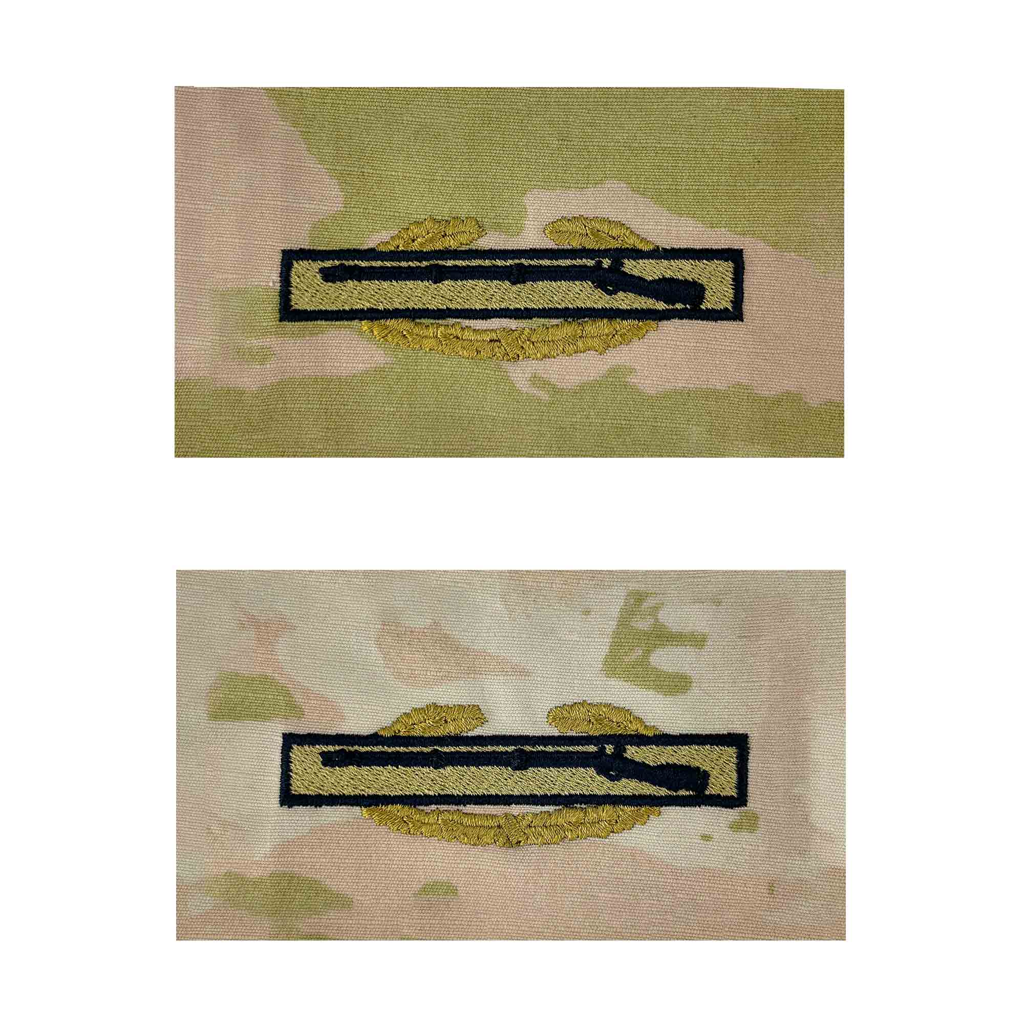 Army Embroidered Badge on OCP Sew on: Master Combat Infantry - 1st Award