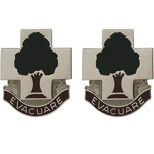 Army Crest: 115th Field Hospital - Evacuare