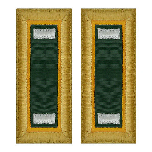 Army Shoulder Strap: First Lieutenant Military Police - female