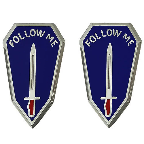 Army Crest: Infantry Center and Infantry School - Follow Me