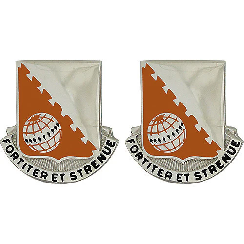 Army Crest: 30th Signal Battalion - Fortiter Et Strenve