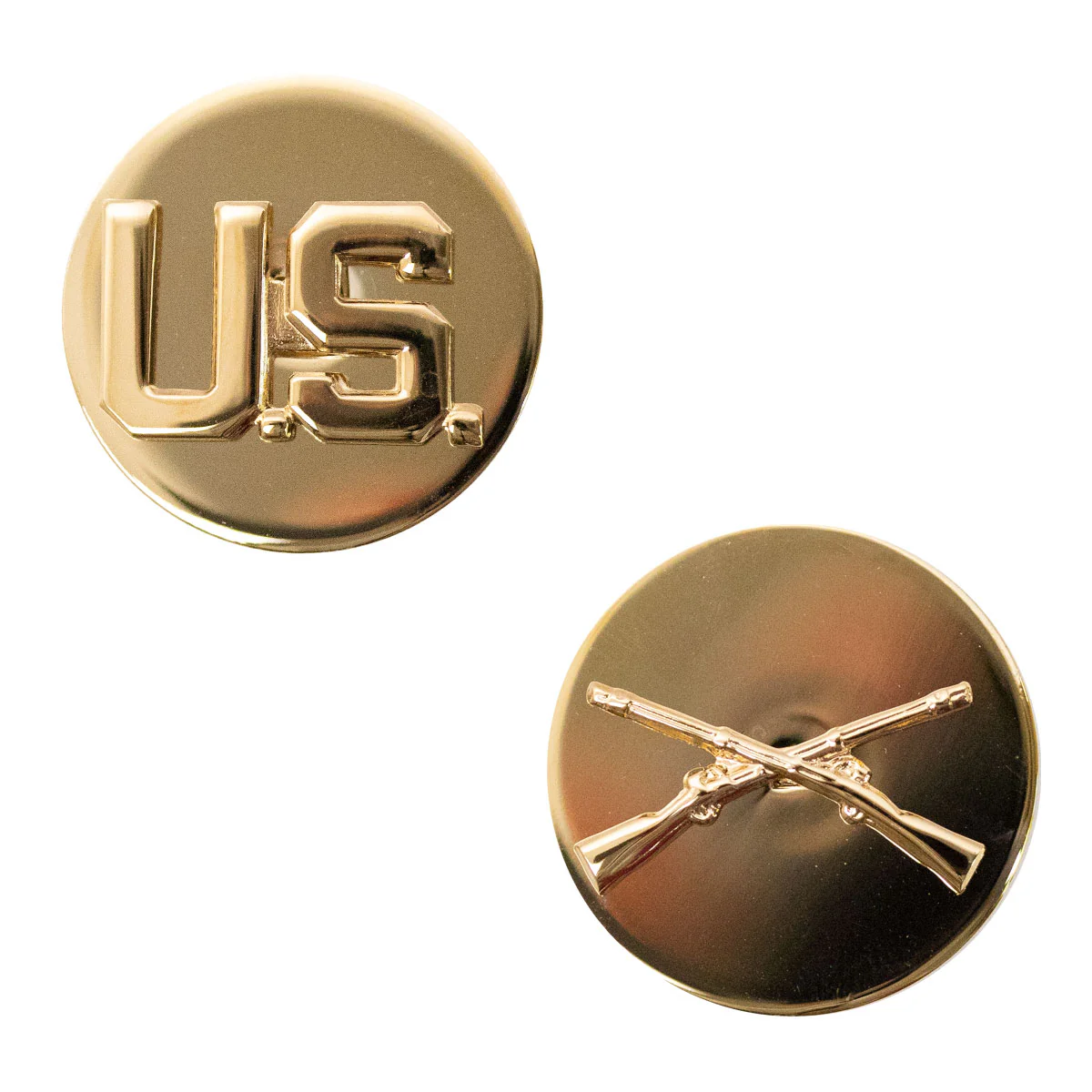 Army Enlisted Branch of Service Collar Device: Infantry