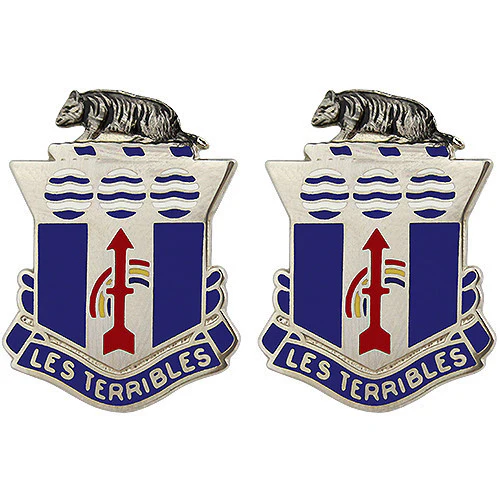 Army Crest: 127th Infantry: Wisconsin Army National Guard - Les Terribles