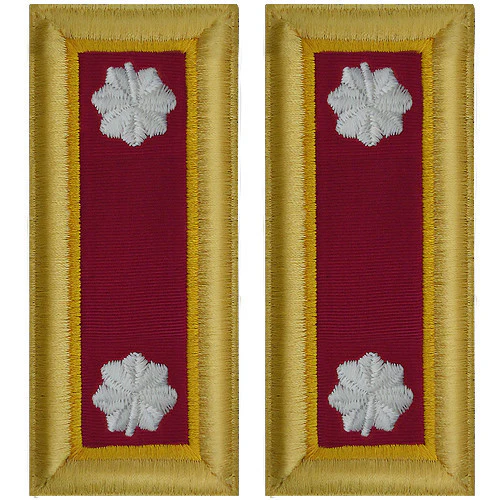 Army Shoulder Strap: Lieutenant Colonel Ordnance