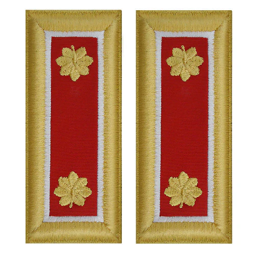 Army Shoulder Strap: Major Engineer - female