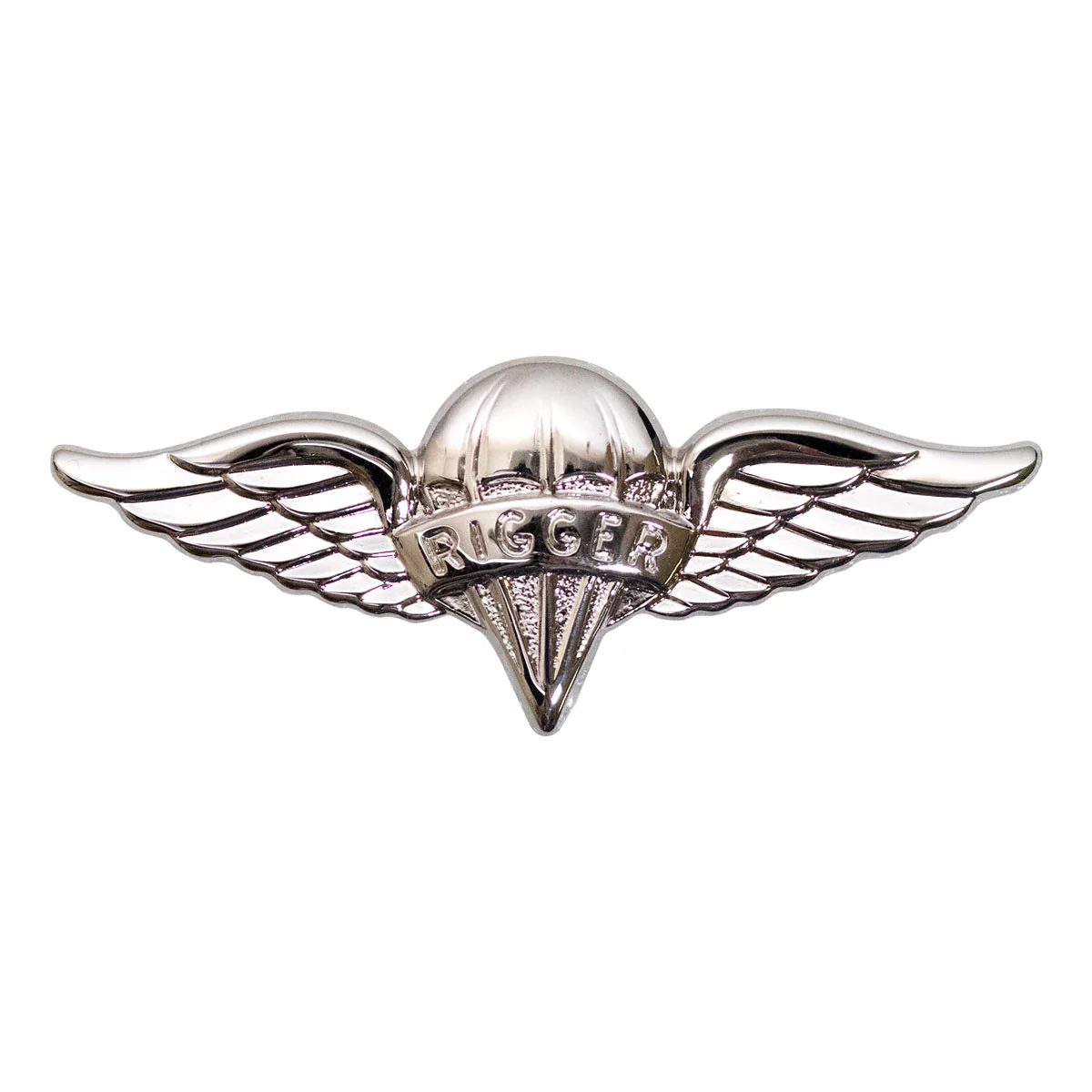 Army Badge: Parachute Rigger - mirror finish
