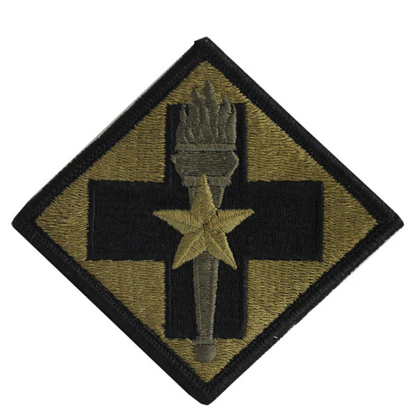 Army Patch: 32nd Medical Brigade - embroidered on OCP