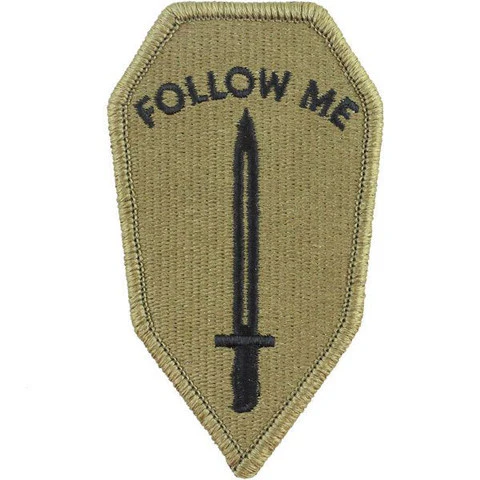 Army Patch: Infantry School - embroidered on OCP