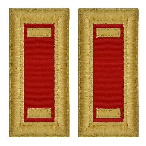 Army Shoulder Strap: Second Lieutenant Artillery - female