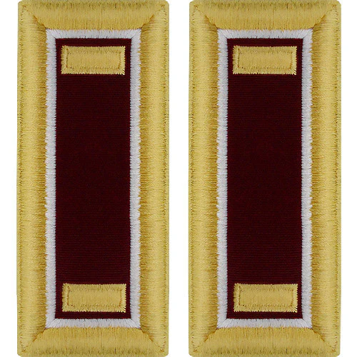 Army Shoulder Strap: Second Lieutenant Medical