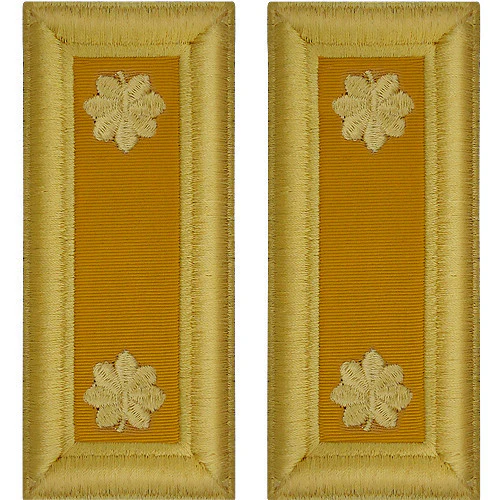 Army Shoulder Strap: Major Armor - female