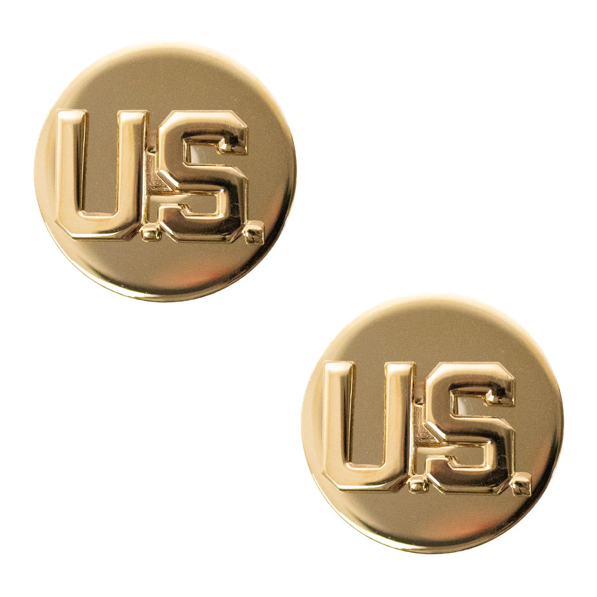 Army Enlisted Branch of Service Collar Device: U.S. and U.S.