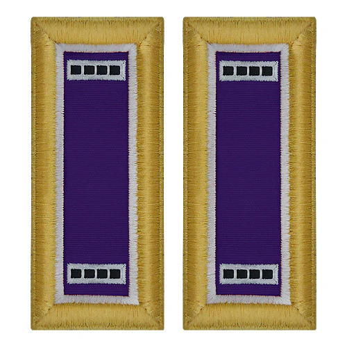 Army Shoulder Strap: Warrant Officer 4: Civil Affairs - female