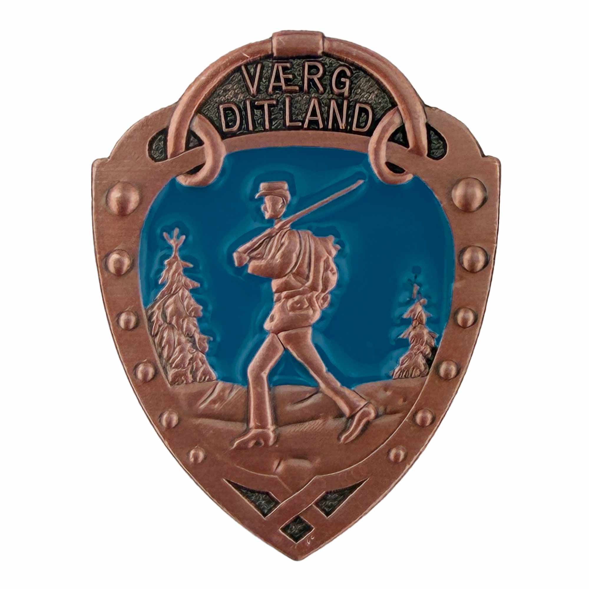 Badge: Norwegian Foot March - Bronze 1-1/2"