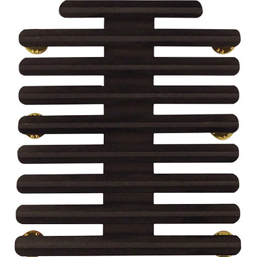 Ribbon Mounting Bar: 26 Ribbons - black metal 1/8" spacing
