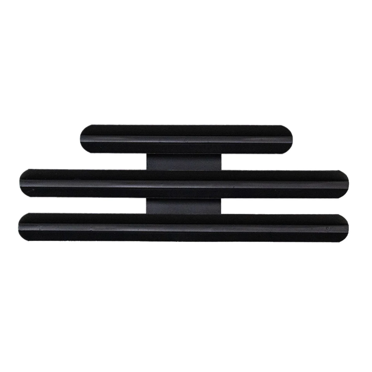 Ribbon Mounting Bar: 8 Ribbons - black metal