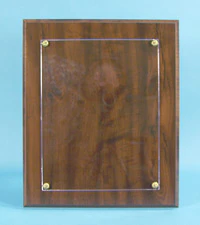 CAP Plaque: Walnut-type Finish