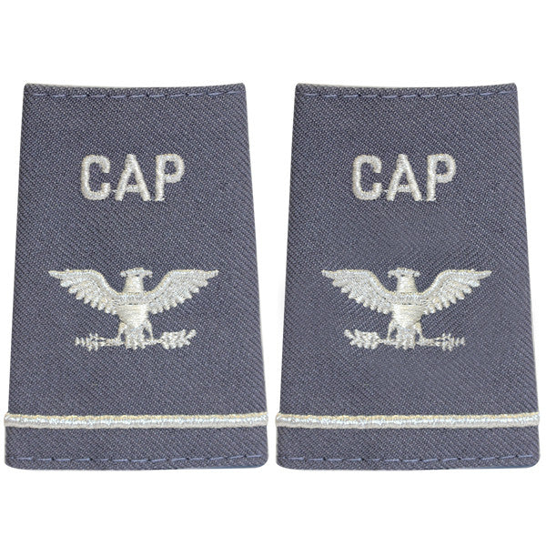 Civil Air Patrol Grey Epaulet: Colonel - female