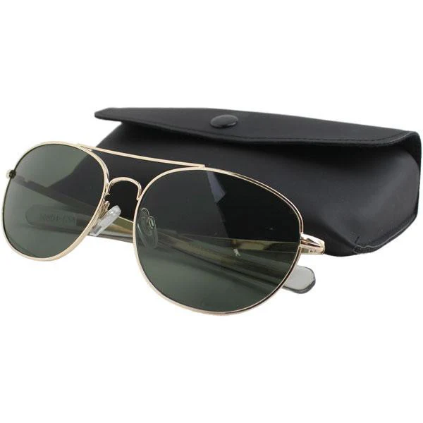 Civil Air Patrol Glasses: Flight Glasses - gold plated