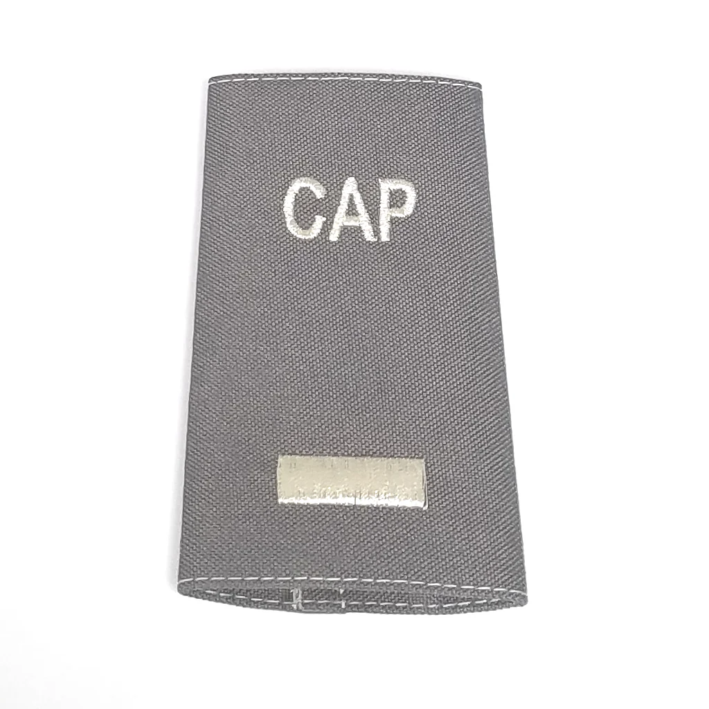 Civil Air Patrol Grey Epaulets: First Lieutenant - male