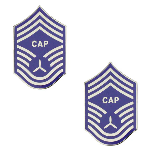 Civil Air Patrol NCO Metal Chevron: Chief Master Sergeant