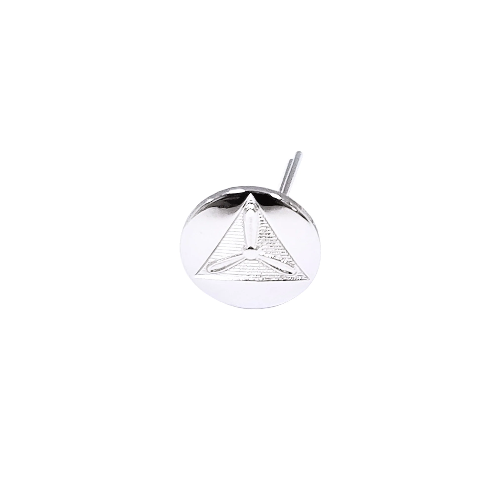 Civil Air Patrol: Service Cap Button with 1" Prongs