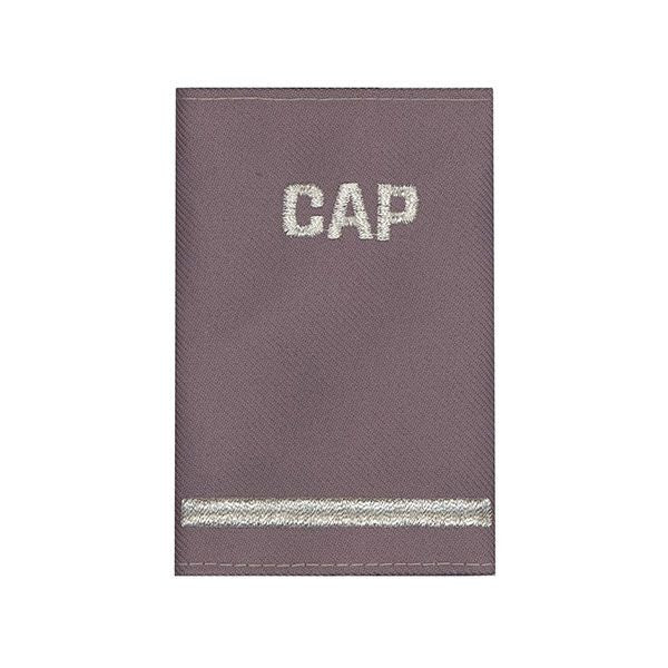 Civil Air Patrol Grey Epaulet: Flight Officer - hook and loop - unisex