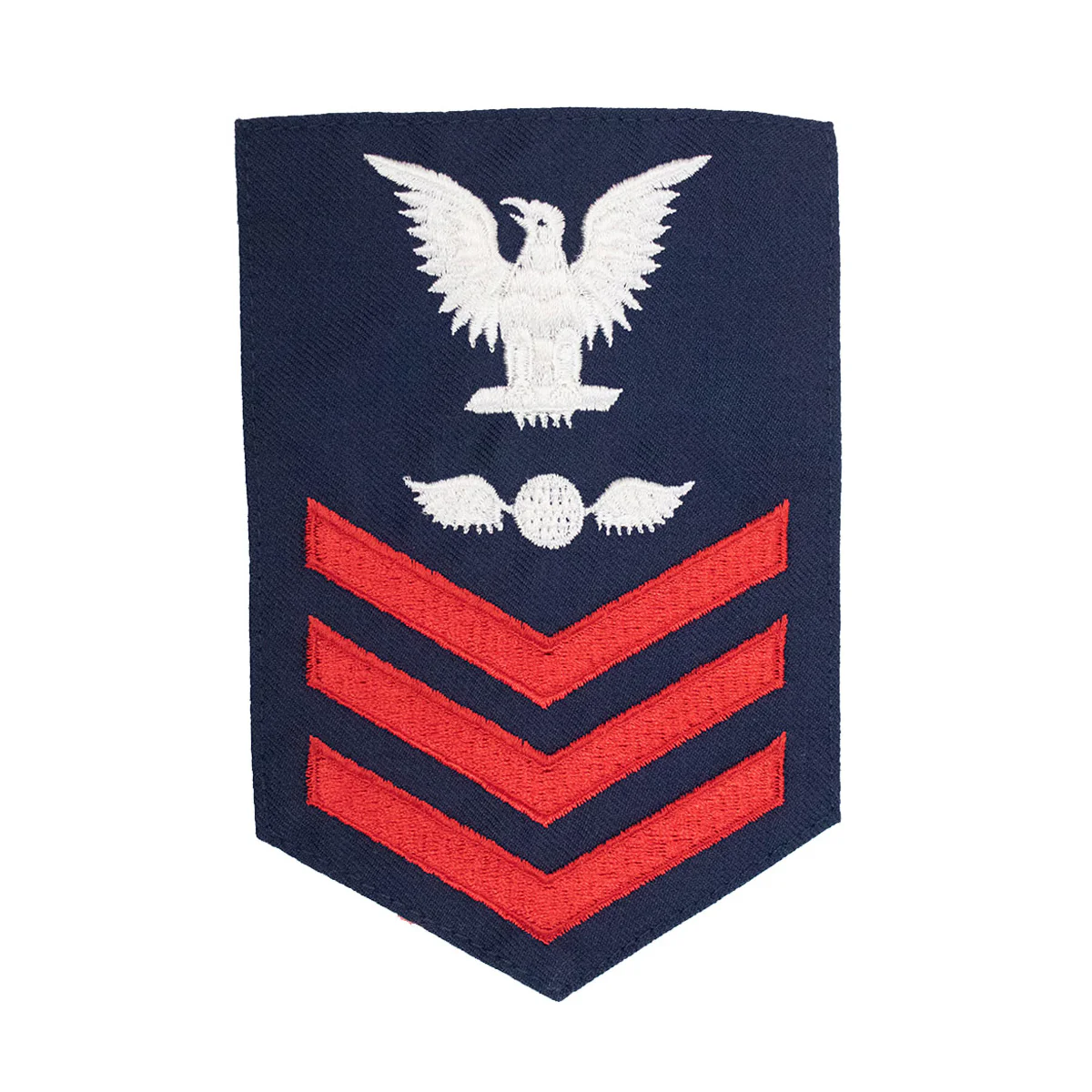 Coast Guard E6 Rating Badge: AVIATION ELECTRICIAN - Blue