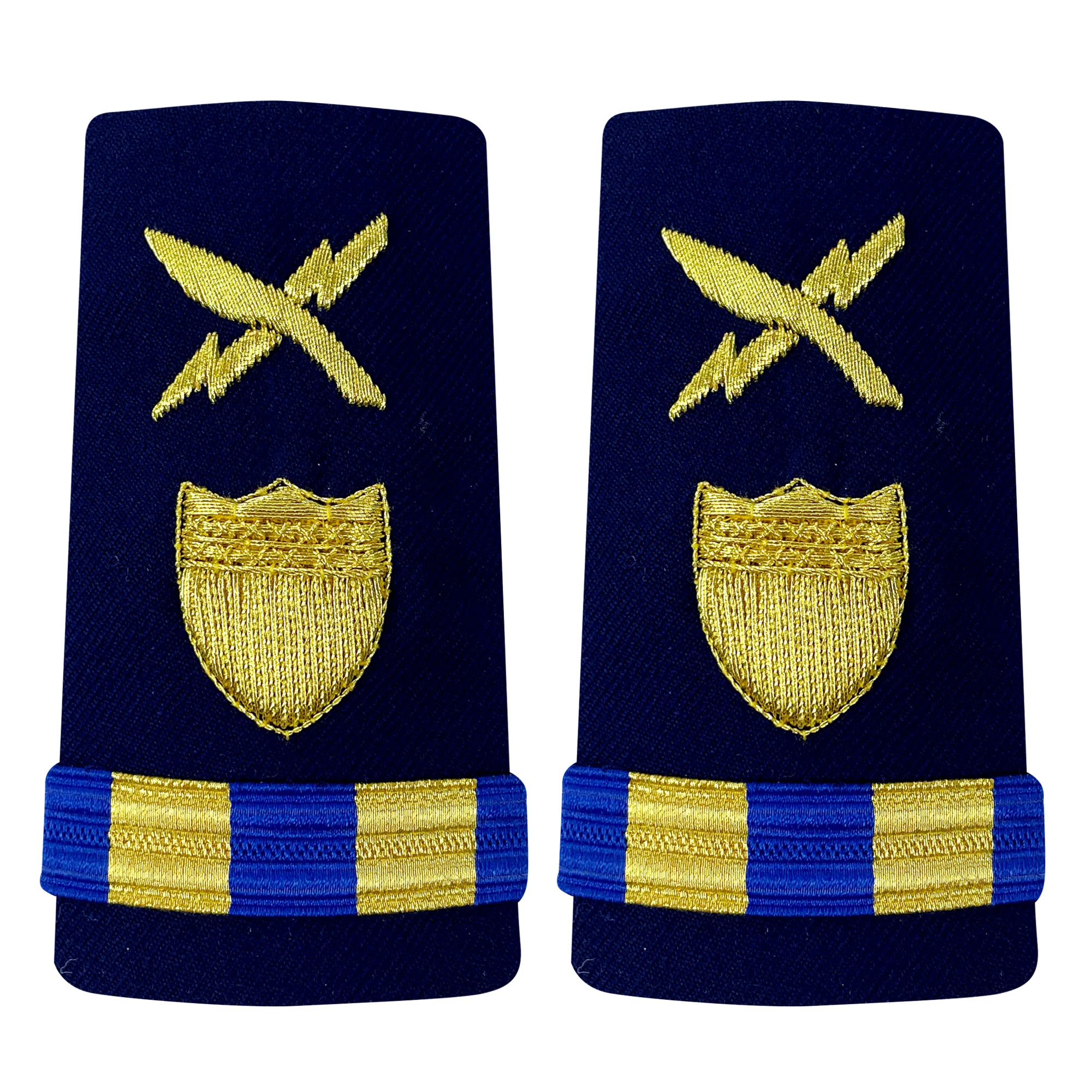 Coast Guard Shoulder Board: Enhanced Warrant Officer 2 Intelligence Systems - Female
