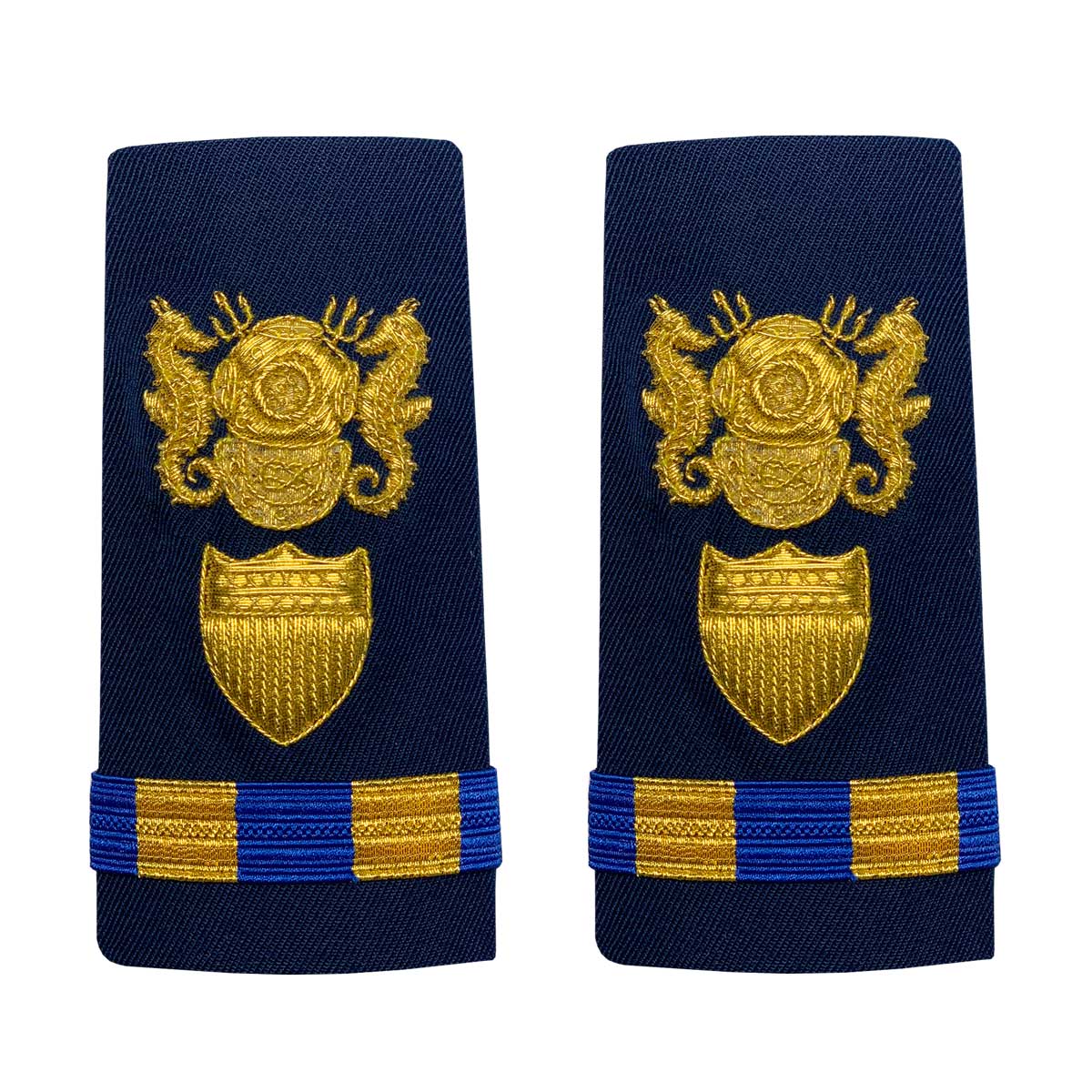 Coast Guard Shoulder Board: Enhanced Warrant Officer 2 Diver