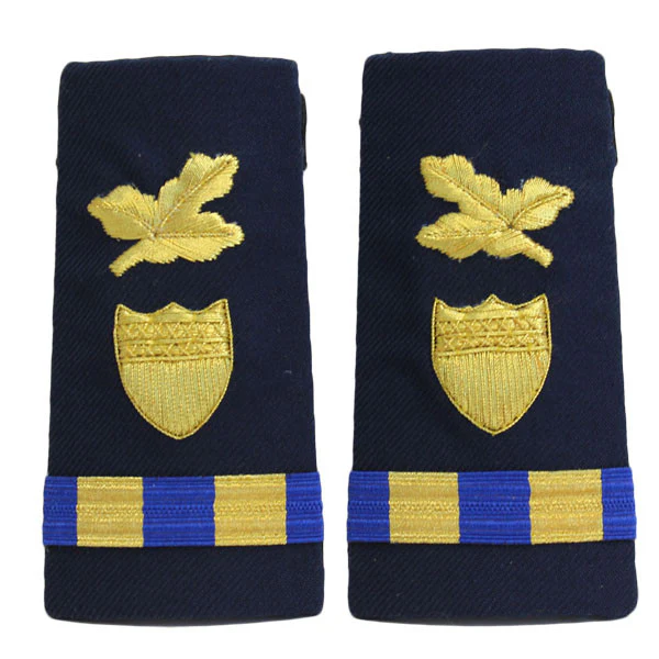 Coast Guard Shoulder Board: Enhanced Warrant Officer 2 Finance and Supply
