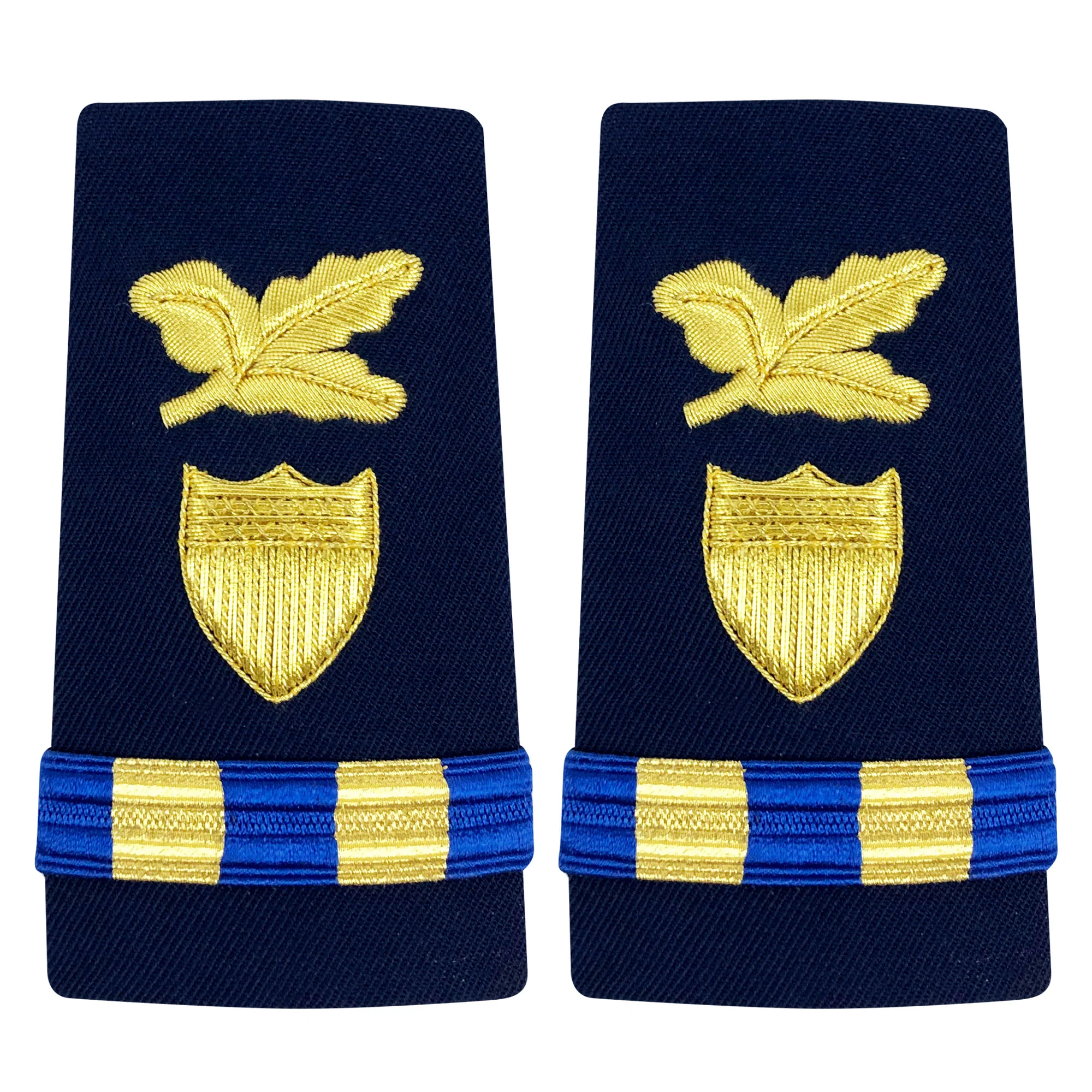 Coast Guard Shoulder Board: Enhanced Warrant Officer 2 Finance & Supply - Female